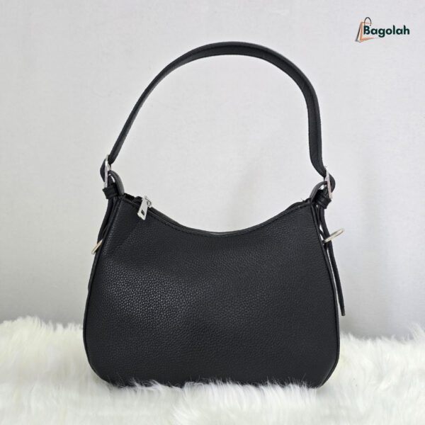 Trendy Underarm Women's Saddle Black Bag 1