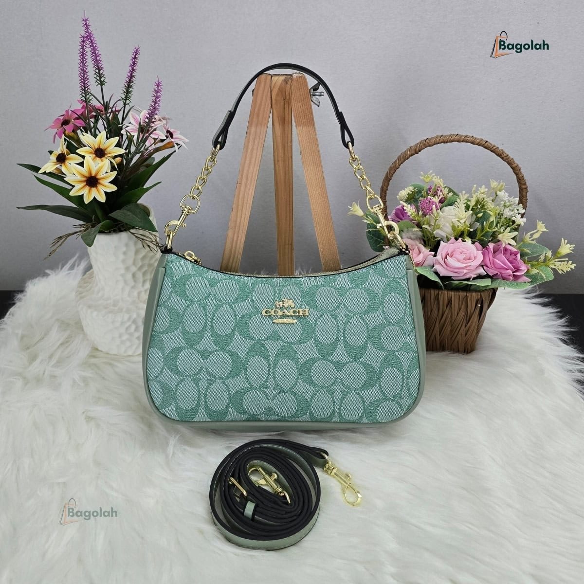 Coach Teri Shoulder HandBags 3